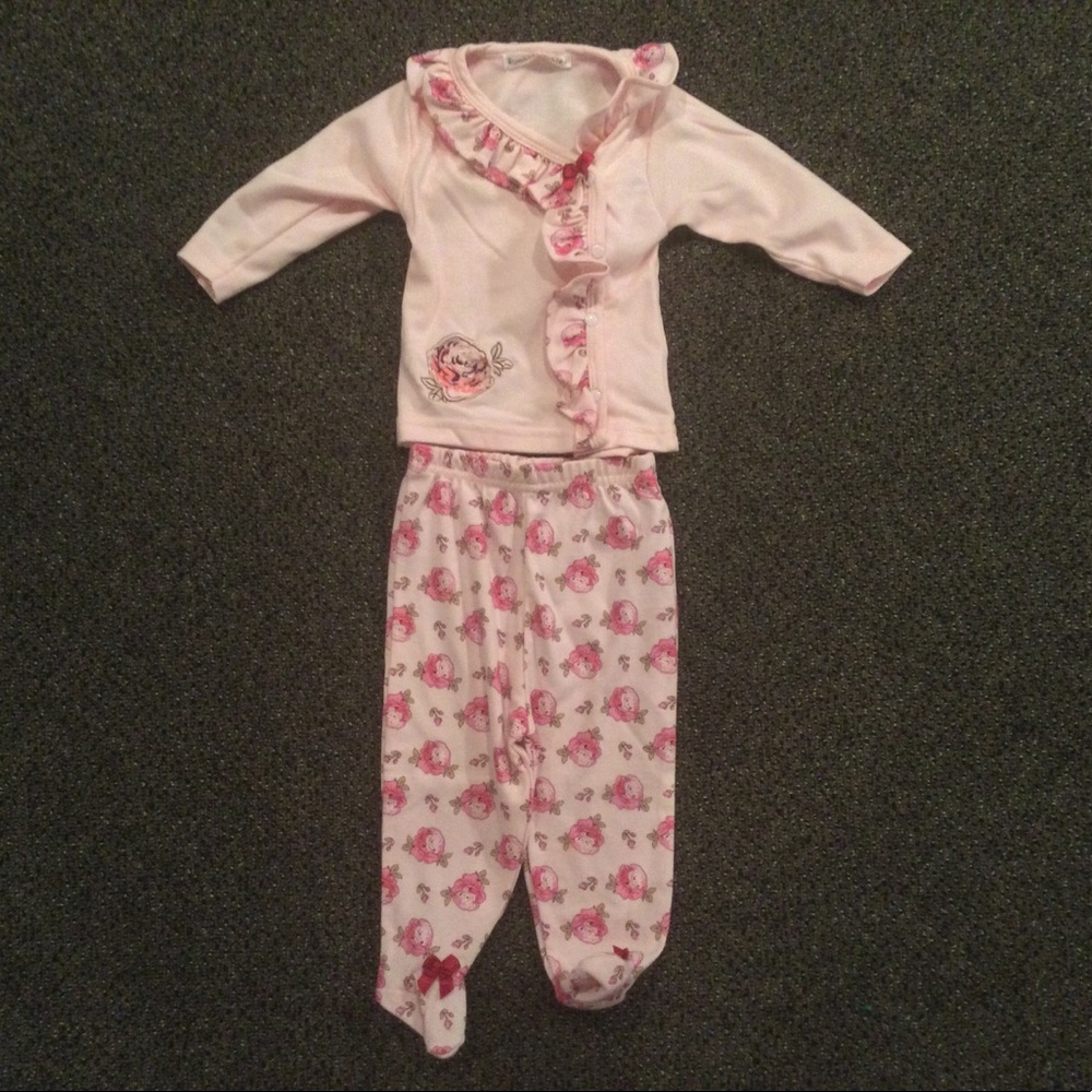 Rumble Tumble Girl’s Pajama Set, Size 6/9 Months